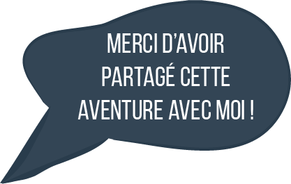Bulle de texte : remerciments